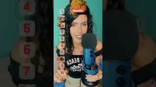 ASMR &bull; Classifica Cibi Italiani (Intense Whispering) #shorts #asmr