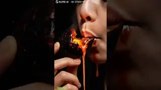 It Looks Dangerous&hellip; But People Eat This?! #LavaFood #WeirdFood #ViralShorts #FoodShorts #Satisfying