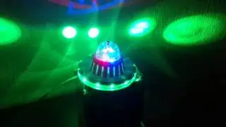 luz disco sunflower efecto ufo