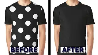 How to Remove Dots from The Shirt - MT Tutorials - Photoshop Tutorial