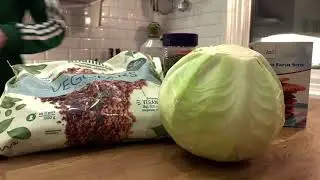 Vegetarisk vitk&aring;lspudding p&aring; en minut