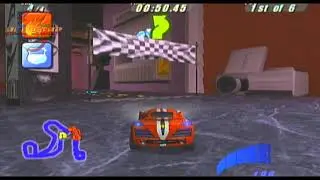 Room Zoom: Race for Impact-Ninja Motors Wave Rider 5000 Sportscar Coupe Red Line
