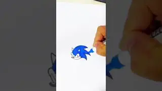 Revival of the SONIC legend #shorts #art #sonic #drawing #colors #asmr #cute #fast #gamesonik