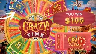 BEST PROFIT CRAZY TIME LIVE GAME SHOW STRATEGY!!