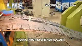 08/21 (2) LMS RACKING W SECTION ROLL FORMING MACHINE ( SHUTTER RAIL)