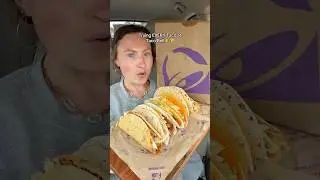 Trying EVERY Taco at Taco Bell 🔔🌮 #tacobell #tacos #fastfood