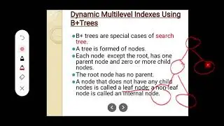 DBMS MOD 3 LECT 13 - B+ TREE