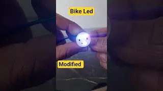 Bike Led Modified 💥💯 shorts #shortsfeed #trending #viralvideo #youtubeshorts #popular #bikeledlight