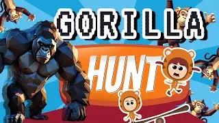 GOING ON A MONSTER HUNT | STEVE AND MEG MEET A GORILLA | CARTOON STORY