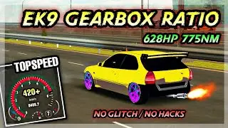 HONDA CIVIC EK9 GEARBOX RATIO 628HP! TopSpeed 420+KM/h | Car Parking Multiplayer