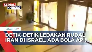 Meledak! Detik-Detik Rudal Iran Hantam Sejumlah Bangunan di Israel, Gedung Terbakar!