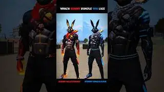 MASTERMIND 🔥vs RINGLEADER 😱 BUNNY BUNDLE Which is BEST?👑| Free Fire #shorts