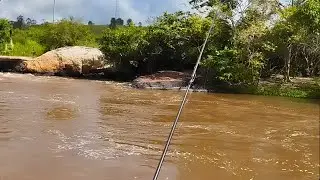 Pescaria de piau no lajedão de Umburatiba