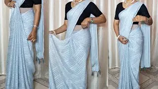 How to Drape a Saree Perfectly//Step by Step Guide For New Beginners ✨️ 