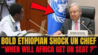 AU Summit 2026 Shock - Bold Ethiopian Journalist Confronts UN Chief Over Africa&rsquo;s UN Seat!