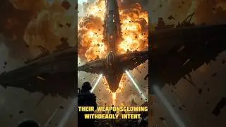 One Human Ship vs an Alien Armada 😱 #Shorts  #HFY # humanvsalien