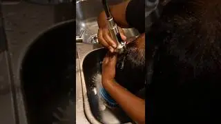 Wash day routine 🎀 #naturalhair #haircare #washday #routine