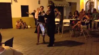 Street tango in Sevilla Spain