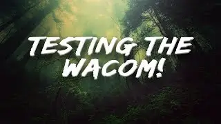 Testing the NEW Wacom?