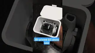 3D-printed DJI drone case! 😍✈️ #Drone #Case #3DPrinting #DJI #Technology