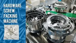 Automatic Counting Sorting Combination Furniture Parts Screw Nuts Bolt Packaging Machine