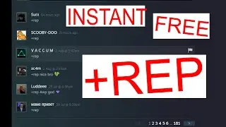 HOW TO GET FREE INSTANT +REP ON STEAM [FREE & INSTANT]