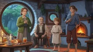 A Cozy Life Inside a Mountain Cave On Rainy Days 🌧️ Ghibli-Style Slow Living | ASMR Ambience