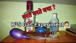 H2S gas (Danger gas) Experiment at Home #10 @MRINDIANHACKER @CrazyXYZ @toxikosmoshorts