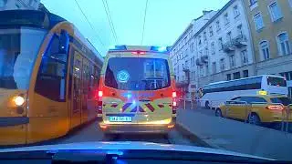 Vonulás kék lámpával Budapesten #emergencybudapest NS186