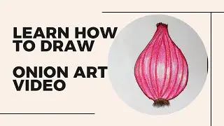 How To Draw a onion easy Step By Step