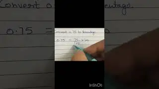 Convert decimal to percentage