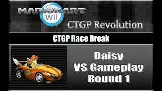 Mario Kart Wii CTGP Revolution Race Break- Daisy VS Gameplay Round 1