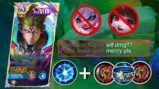 PHOVEUS EXP SOLO RANKED!!? 1v5 TOTALLY INSANE!😱| Mobile Legends