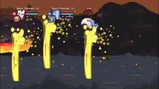 Castle Crashers Lava World skip