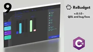 Coding ReBudget using C# - Part 9: First version milestone - QOL and bug fixes