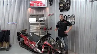 Polaris IQR 860 RKTek Big Bore install part 3!  Engine goes in the sled