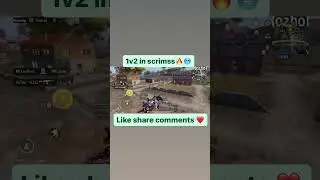 1v2 in paid scrimss🔥🥶 #bgmi #viral #pubgmobile #trending #pubgcompetative #pubgindia #bgmilive