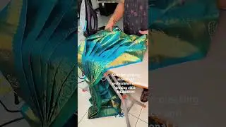 saree pre pleating service and professional saree draping class and tutorial