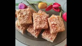 Песочная полоска с повидлом. Sandy strips with jam