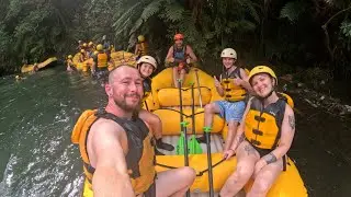 Rafting and ziplining in rotorua