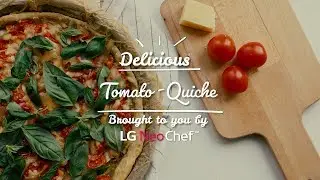 Tasty &ndash; and healthy &ndash; Tomato Quiche created with the LG NeoChef Countertop Microwave