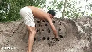 How to Dig Underground Hole To Make Bird Nest | WILDERNESS LIFE