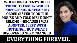 After Our Parents Died, My Sister Claimed the House—and Threw Me Out for Being Adopted