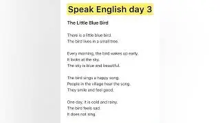 Daily English day 3
