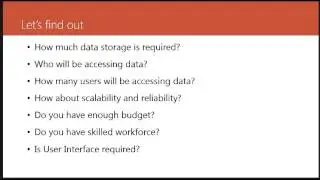 Choosing between SQL Server and Microsof.....