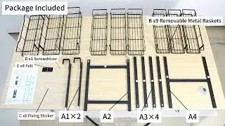 9 Tier Over The Door Pantry Organizer Rack-Installation Manual