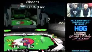 Ctmelee #18 - Ambisinister (Fox) vs Saltshaker (Falco) - Top 32 SSBM Tournament