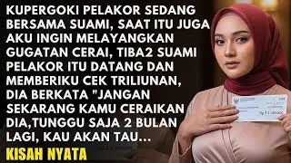 MINTA CERAIKAN SUAMI, TIBA2 SUAMI SAH PELAKOR MEMBERI CEK 1 TRILIUN,LALU BERKATA TUNGGU KEJUTANNYA