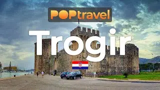 Walking in TROGIR, Croatia 🇭🇷 - Day Trip Destination From Split - 4K
