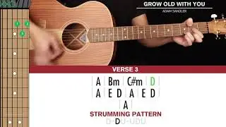 Grow Old With You Guitar Cover Adam Sandler 🎸|Tabs + Chords|